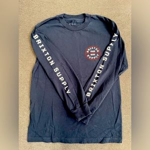 Brixton Men’s size small navy blue long sleeve
